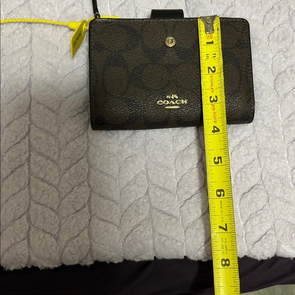 Coach Black and Gray Signature Wallet - Picture 8 of 8